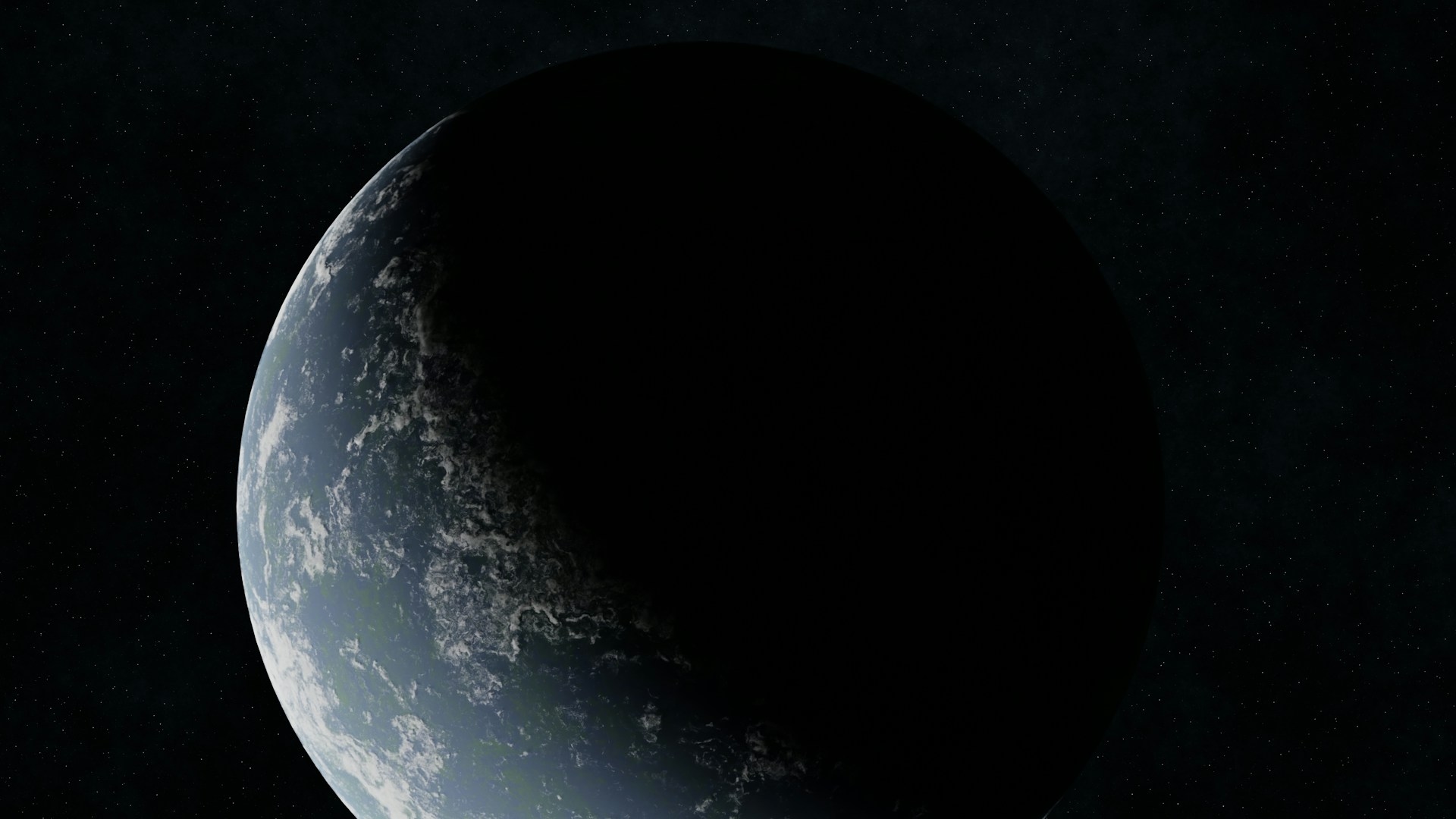 Earth from space background